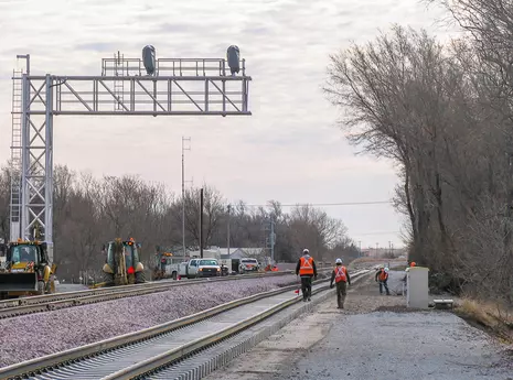 BNSF Main Line Crossing Installation