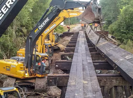 Georgia Central Railway Bridge Conversions